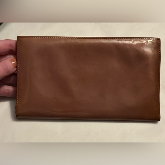 AUTHENTIC CHANEL Vintage 2000 Patent Leather Interlocking C CC Long Wallet y2k - Picture 4 of 16